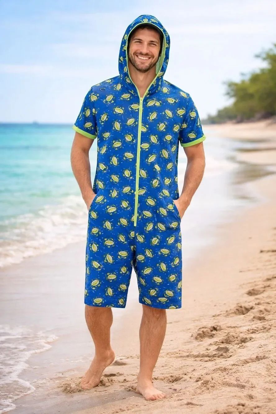 Toy Story 4 Mens Briefly Stated Alien Hooded Adult Romper Size Small Zip Pixar